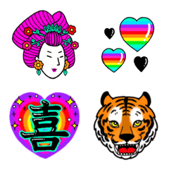 [LINE絵文字] Rita502 Japanese Kawaii Emojiの画像