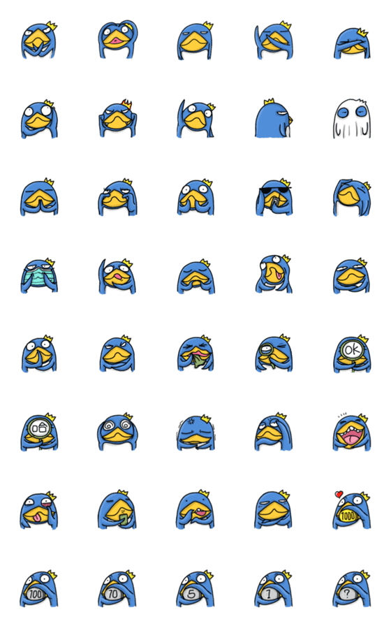 [LINE絵文字]ShiGai-Penguin72の画像一覧