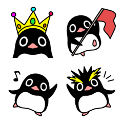 [LINE絵文字] ペンギンの王国 絵文字の画像