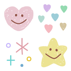 大人ガーリー♥ゆるふわ絵文字の絵文字メイン画像