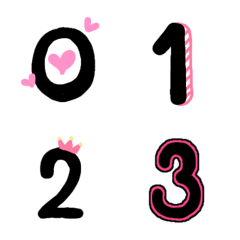 [LINE絵文字] Cutie emoji : blackpink number 2の画像