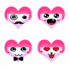 [LINE絵文字] Heart emojisyの画像