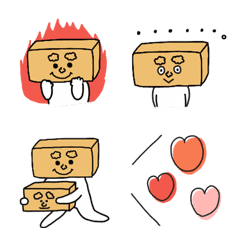 ダンボールさん絵文字♡POCAママの絵文字メイン画像
