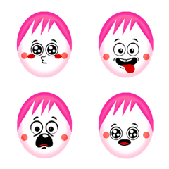 [LINE絵文字] Oval Emojiの画像