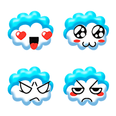 [LINE絵文字] Cloud emojiの画像