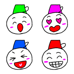 [LINE絵文字] まんまるちゃんの絵文字の画像