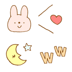 [LINE絵文字] ほんわか☆かわいい絵文字の画像