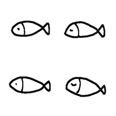[LINE絵文字] Forty white salted fishの画像