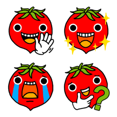 [LINE絵文字] トマトちゃんの画像