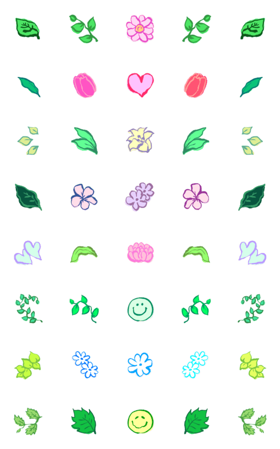 [LINE絵文字]オトナかわいい♥️花と植物の画像一覧