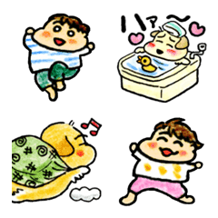 [LINE絵文字] 楽しい我が家 その1の画像