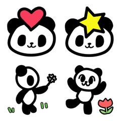 [LINE絵文字] 可愛くて楽しいパンダの絵文字の画像