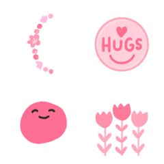 [LINE絵文字] Everyday Emojis for Pinkaholicの画像