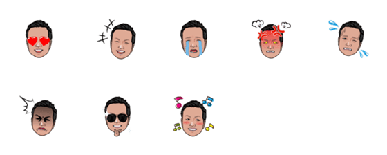 [LINE絵文字]ナカジマンの日常絵文字の画像一覧