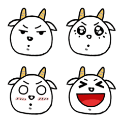 [LINE絵文字] Mr. Goat Daily Emojiの画像