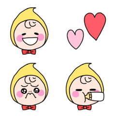 [LINE絵文字] ハニカミベイビー♡よく使う絵文字の画像