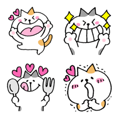 [LINE絵文字] にゃんこ♥にゃんこの画像