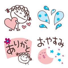 [LINE絵文字] 大人ガーリー♡くるリボン絵文字の画像