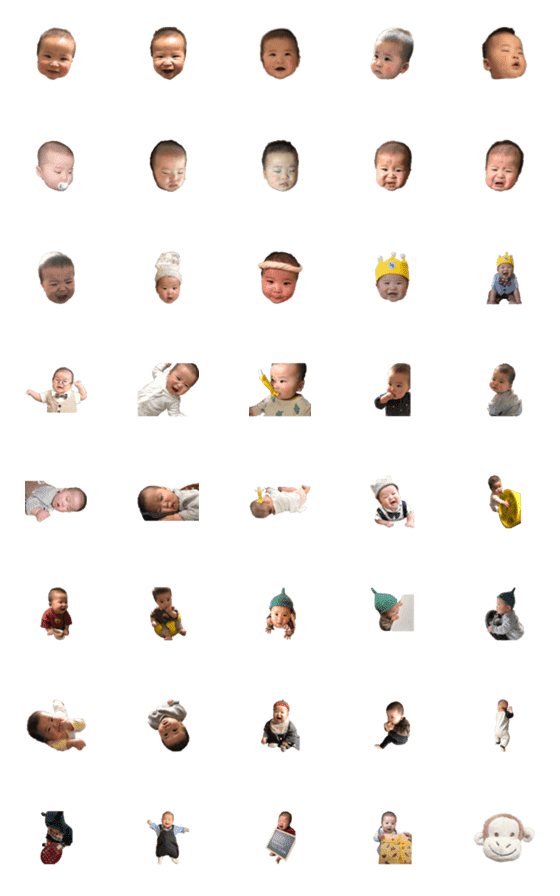 [LINE絵文字]Haru's emoji1の画像一覧
