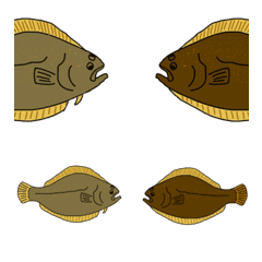 [LINE絵文字] 僕が好きな魚の絵文字です。つながる絵文字の画像