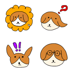 [LINE絵文字] cute beegleの画像