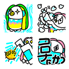 [LINE絵文字] コロナ退散アマビエール7【色々アマビエ】の画像