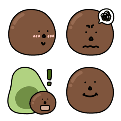 [LINE絵文字] Avocado seedの画像