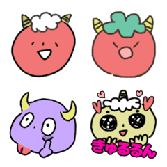 [LINE絵文字] ゆるーい！鬼さん絵文字！の画像