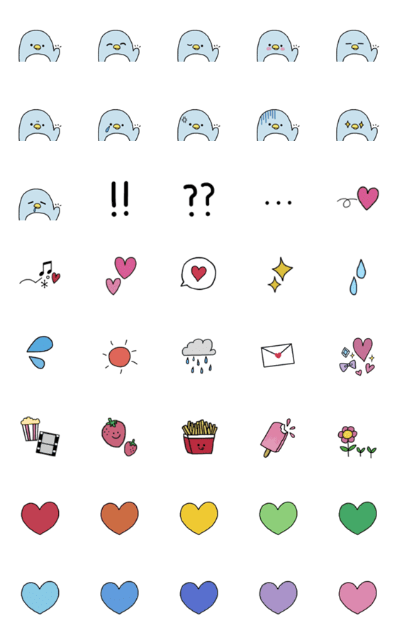 [LINE絵文字]ペンギンと共に。の画像一覧