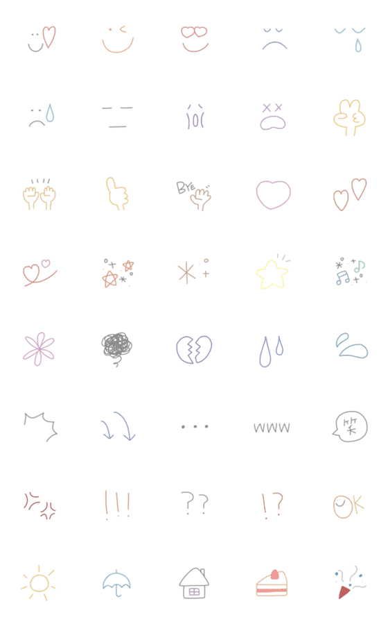 いつも絵文字 シンプル のline絵文字 画像 情報など