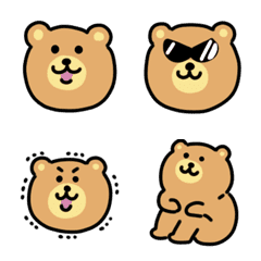 [LINE絵文字] のっそりクマの絵文字の画像