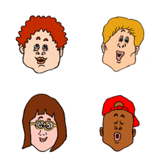 iroiro faceの絵文字メイン画像