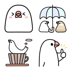 [LINE絵文字] 文鳥デイズの絵文字の画像