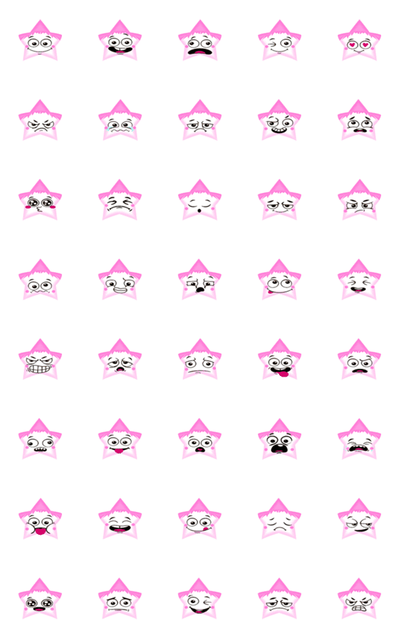 [LINE絵文字]star emojisの画像一覧