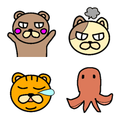 [LINE絵文字] ドヤ動物達と色々～vol,5の画像