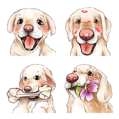 [LINE絵文字] 子犬かわいい犬の画像