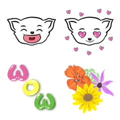 [LINE絵文字] Kantaro cute dog emojiの画像