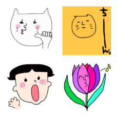 [LINE絵文字] カラフルな日々の画像