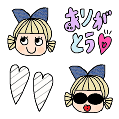 [LINE絵文字] 色んな絵文字507大人可愛いシンプルの画像