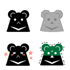 [LINE絵文字] 台湾クロクマQの画像