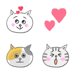 [LINE絵文字] 表情豊かなかわいいネコたち vol.2の画像