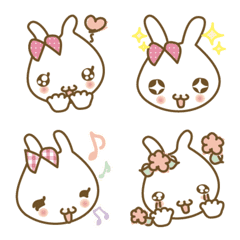 カワイイ♡ラブリーうさぎの女の子の絵文字の絵文字メイン画像