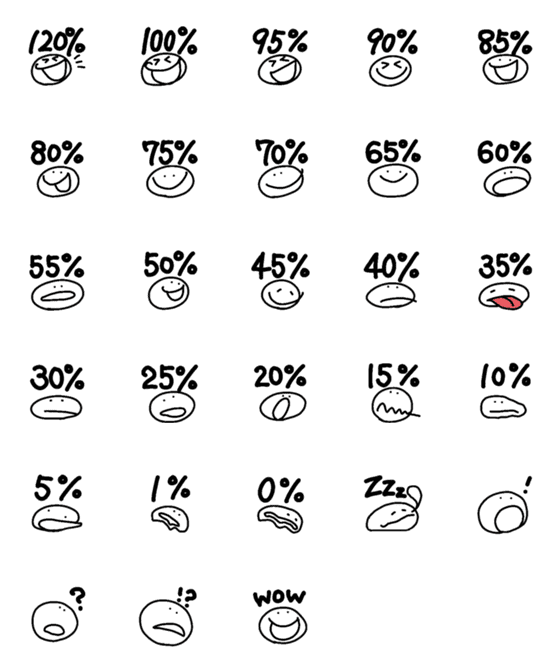 [LINE絵文字]ジタバタくん4【絵文字】の画像一覧