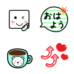 [LINE絵文字] スクエアちゃんの画像