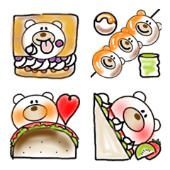 [LINE絵文字] くまさんド2♥️サンドの画像