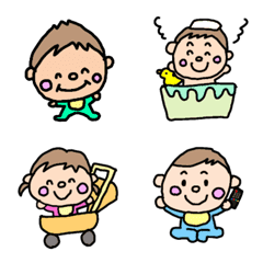 [LINE絵文字] のず屋のかわいい赤ちゃんたちの画像