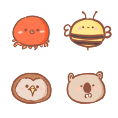 [LINE絵文字] Different cute  animals part1の画像