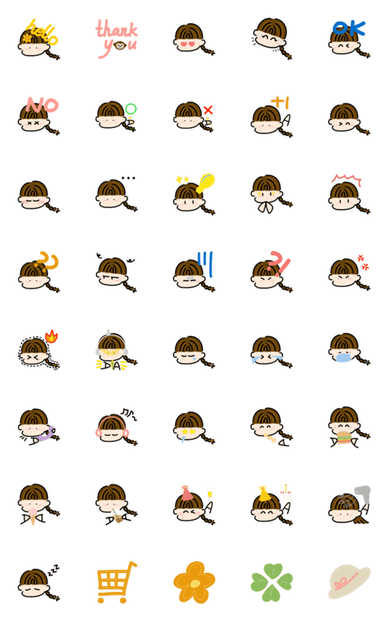 [LINE絵文字]Little Can-Daily Emojiの画像一覧