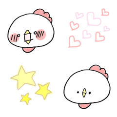 シンプルなにわとりの絵文字メイン画像