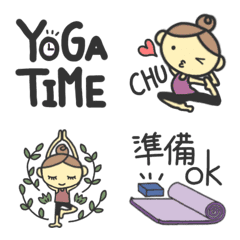 [LINE絵文字] Yoga時間の画像
